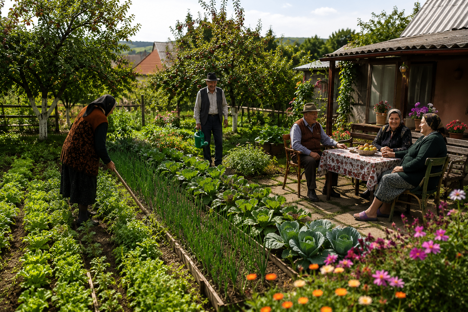 Grădină de legume proaspete